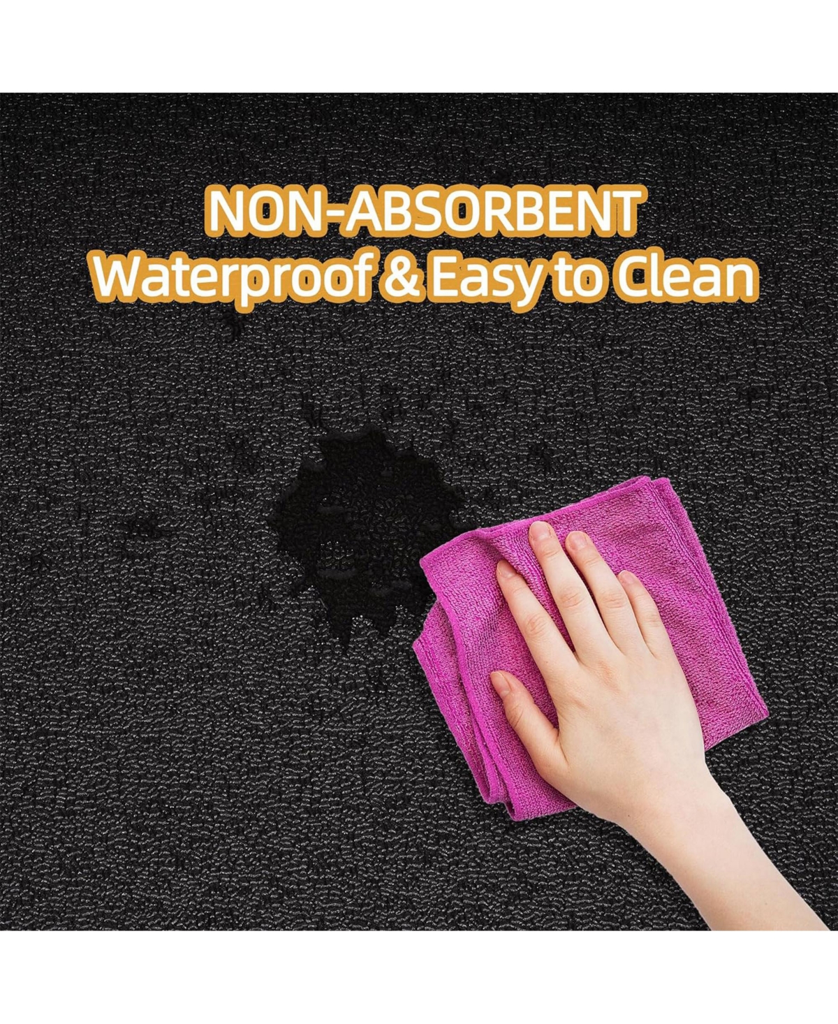 BalanceFrom High-Density Home Gym Equipment Mat, 1/4-Inch Pvc Protective Floor Mat for Treadmills, Exercise Bikes, and Fitness Machines, 6' x 4'