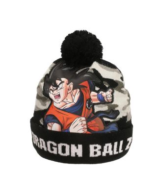 Boys Goku Youth 2-Piece Knit Beanie & Gloves Set