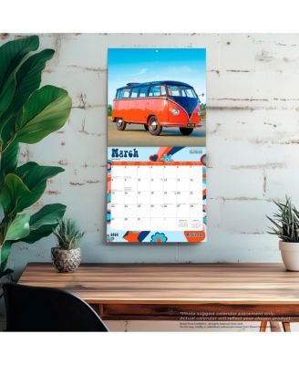 Magic Bus | 2026 12 x 24 Inch (Hanging) Monthly Square Wall Calendar | Plastic-Free.