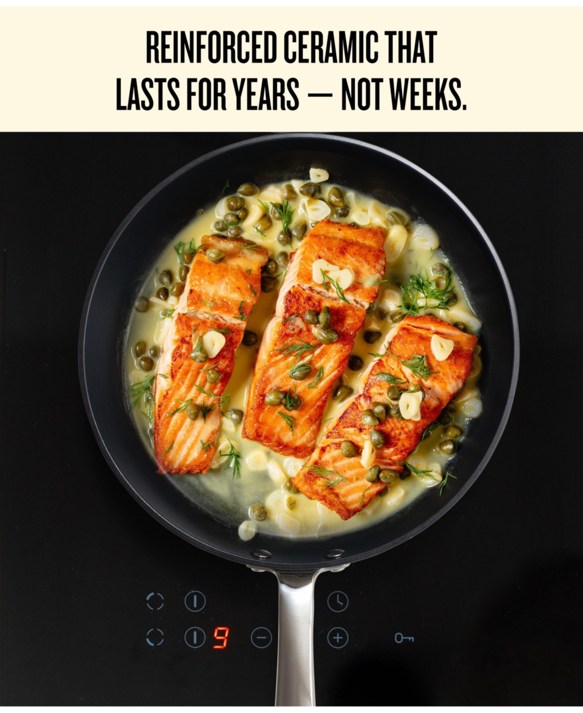 Alva Maestro Nonstick Stainless Steel Frying Pan – 5-Ply