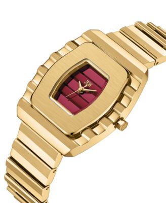 Women's Atlas Swiss Quartz 18k Gold-Plated Stainless Steel Watch, 34mm