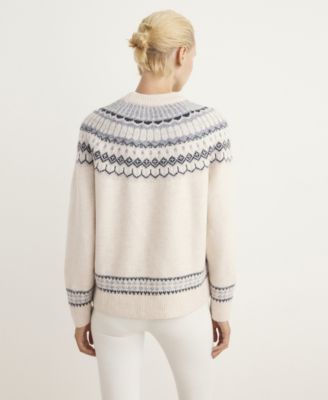 Women's Round Neck Jacquard Pajama