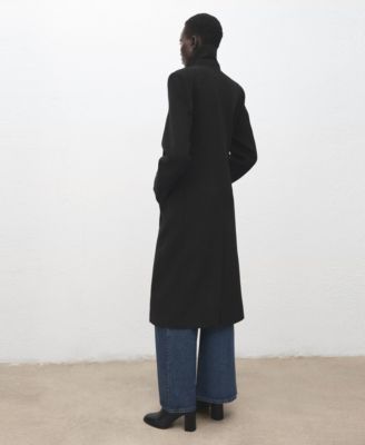 Women's Double-Breasted Wool Coat