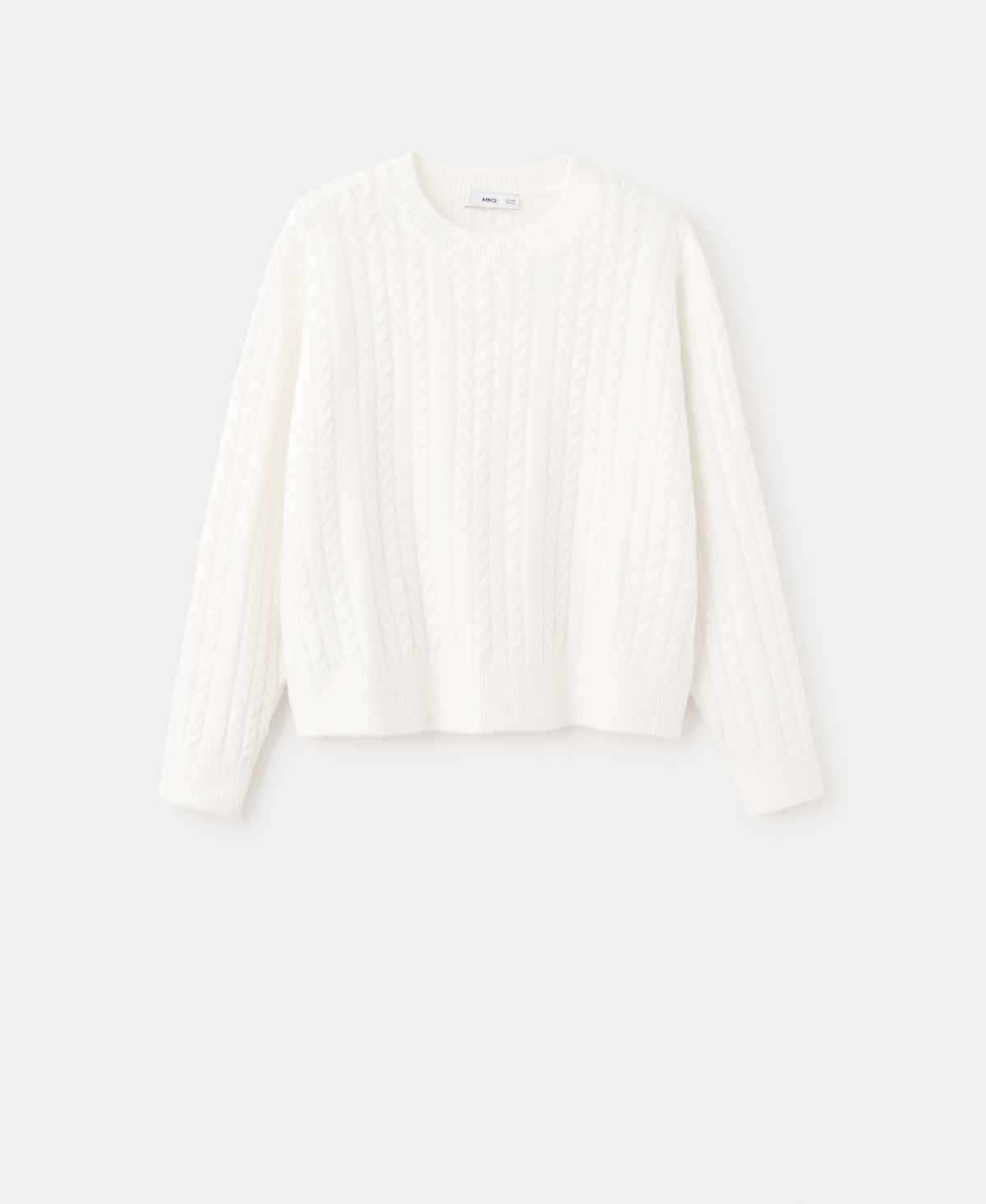 Mango Women's Braided Knitted Sweater