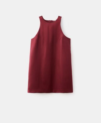 Women's Satin Tie Dress