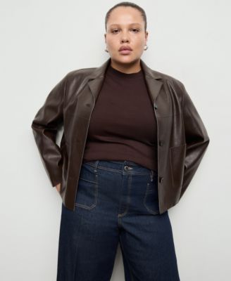 Women's Pockets Wide-Leg Jeans