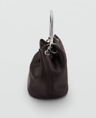 Women's Metal Handle Handbag