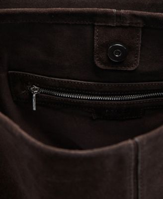 Women's Suede Shopper Bag