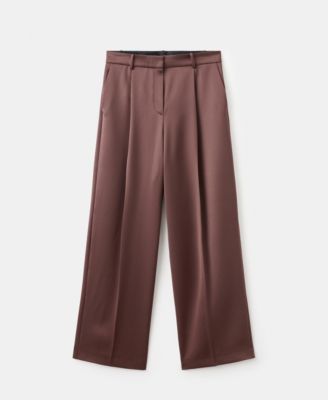 Women's Satin Suit Pants