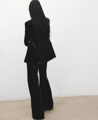 Women's Velvet Suit Pants