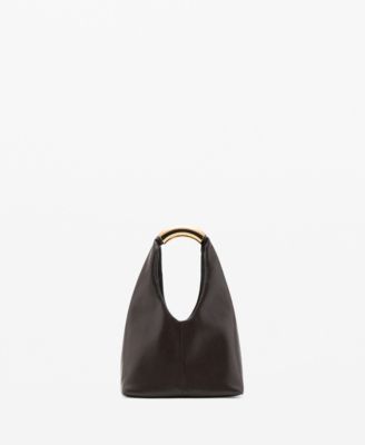 Women's Metal Handle Handbag