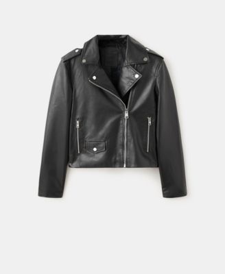 Women's Leather Biker Jacket