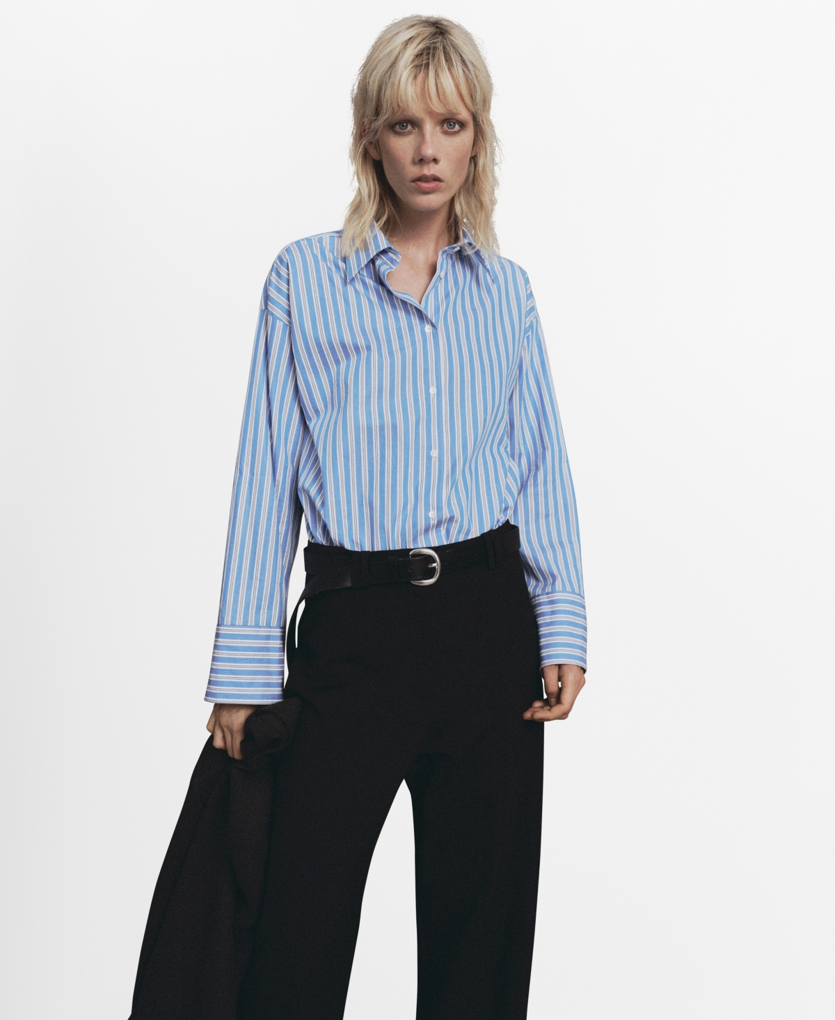 Mango Women's Zipped Straight Pants