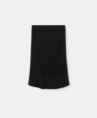 Women's Ribbed Midi Skirt