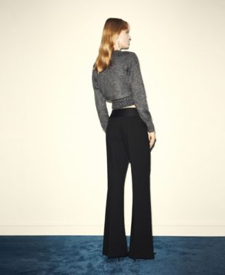 Women's Lurex Cropped Cardigan