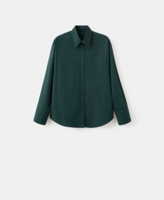 MANGO - Women's Pocket Oversize Shirt