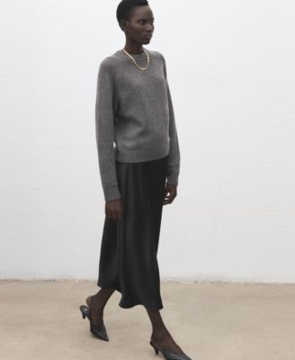 Women's Satin Long Skirt