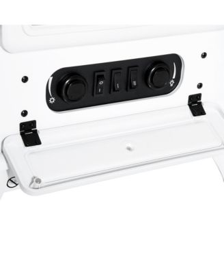 Electric Fireplace Heater with Realistic LED Flames and Logs