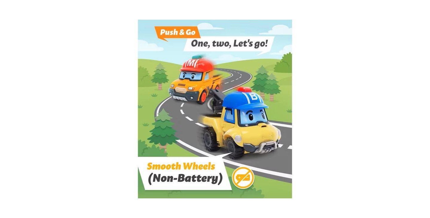 Детская фигурка Robocar Poli Bucky 4" Transforming Action Figure, Ages 3+ — фото 7