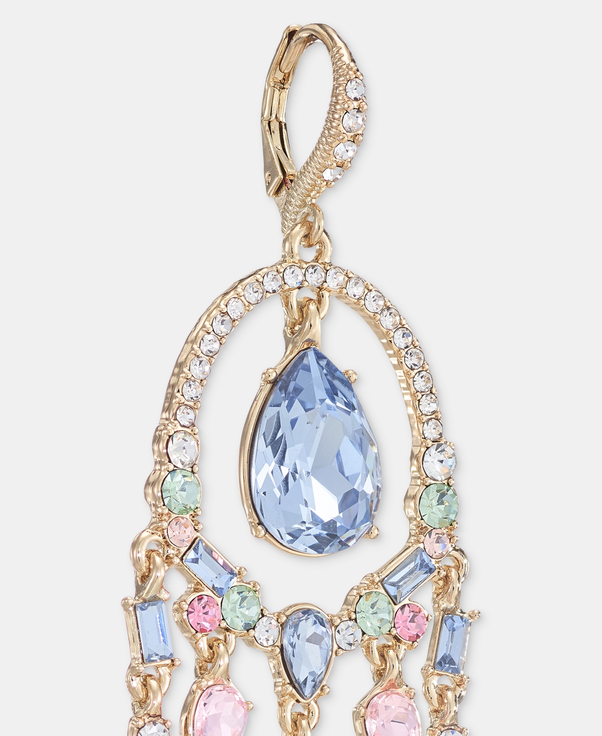 Givenchy Multi-Stone Shaky Chandelier Earrings