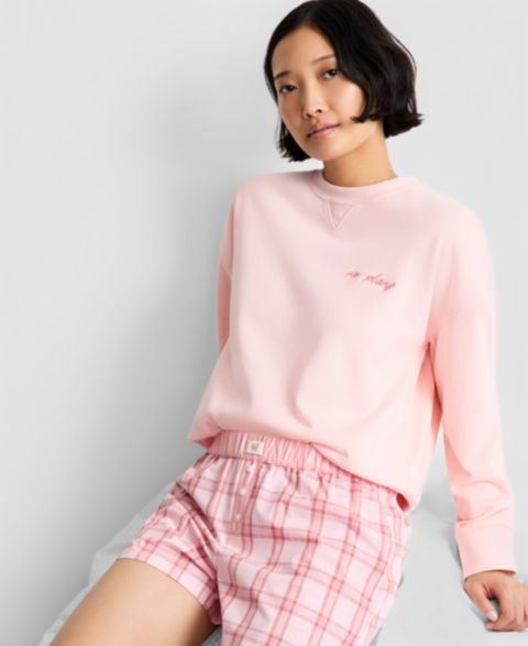 Женская толстовка State of Day French Terry Graphic Crewneck, цвет: Кремовый