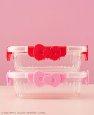 Hello Kitty Fluted Food Storage Containers, Set of 2