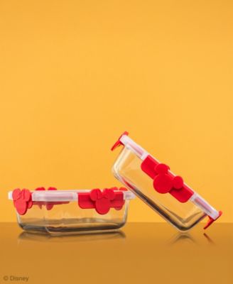 Disney Mickey Minnie Food Storage Containers, Set of 2