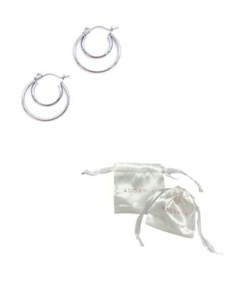 Crescent Midi Hoops Earrings