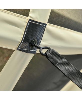 7.1' x 7.1' Outdoor Pop Up Party Tent Canopy w/ Carry Bag,