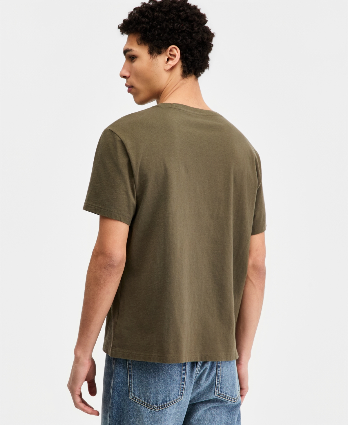 Sun + Stone Men's Cotton Lived Short-Sleeved T-Shirt, Macy's Exclusive