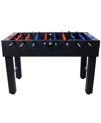 MDF Foosball Table with Steel Rods,  Modern Foosball Table with Non-Slip Handles for Adults, Indoor Soccer Game Table