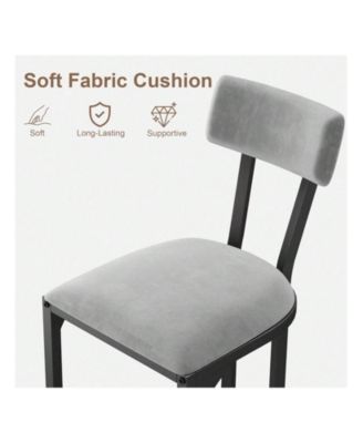 Home Bar Stools Set Of 2, Counter Height Bar Stools For Kitchen Counter, Island Chairs For Dining Table, Tall Barstools For Kitchen