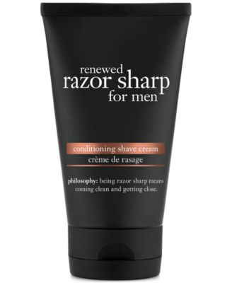 philosophy - for men two-in-one cleansing shave cream, 5 oz