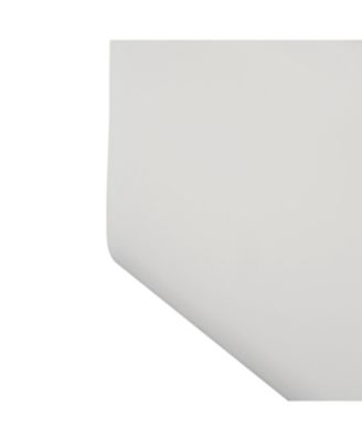 Upholstered Square Ottoman, Cream