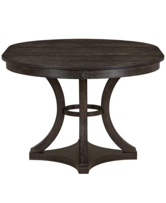 Streamdale Retro 5-Piece Extendable Dining Set (Espresso)