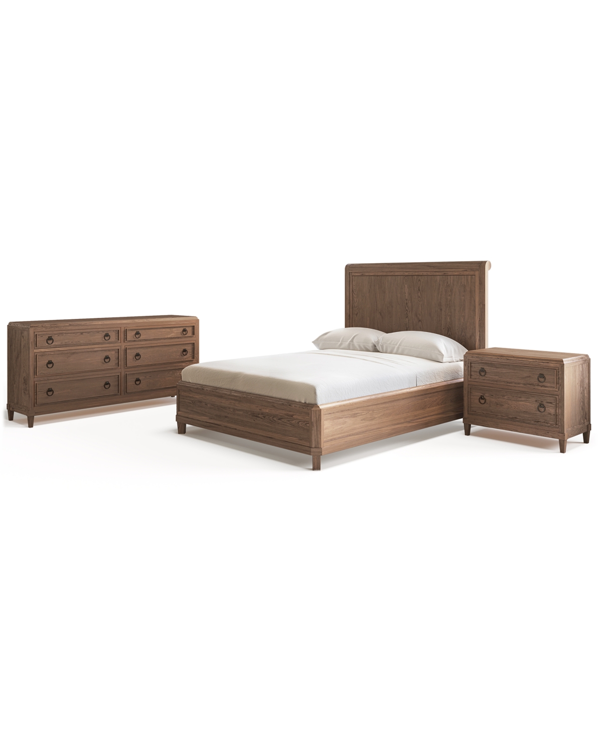 Universal Furniture Griffith Park 3 Pc. Set (California King Bed, Dresser, and 2-Drawer Nightstand)