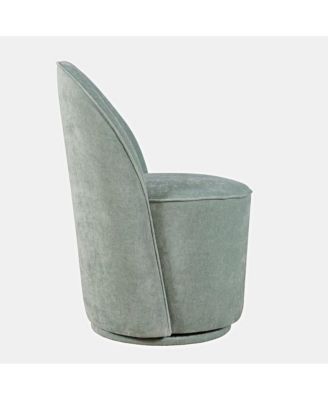 Landon Mid-Century Modern Upholstered Swivel Dining Chair (Set of 2