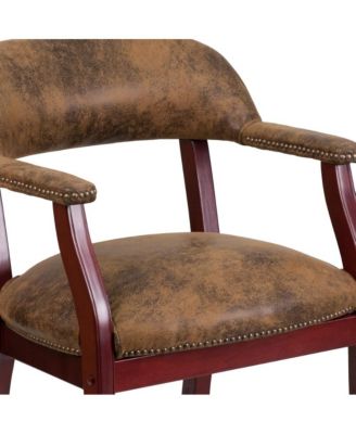 Conference Chair with Accent Nail Trim and Casters