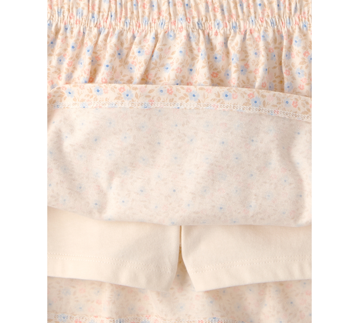 Carter's Girls' Toddler 2T-5T Floral French Top and Skort, 2-Piece Set