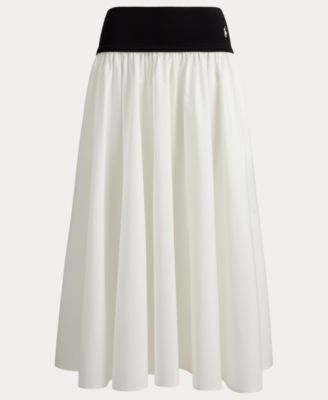 Women's Shirred A-Line Skirt