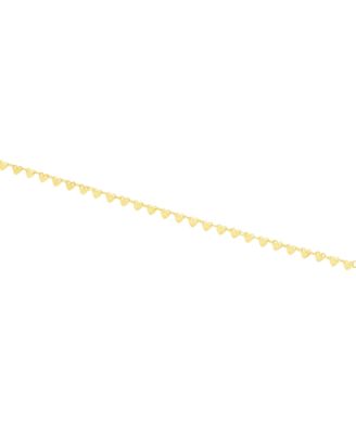 Cubic Zirconia 18k Gold Plated Brass Chain Duo Bracelet, Macy's Exclusive