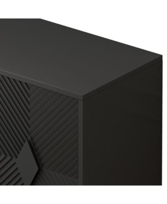 Minimalist MDF Cabinet with Adjustable Shelf