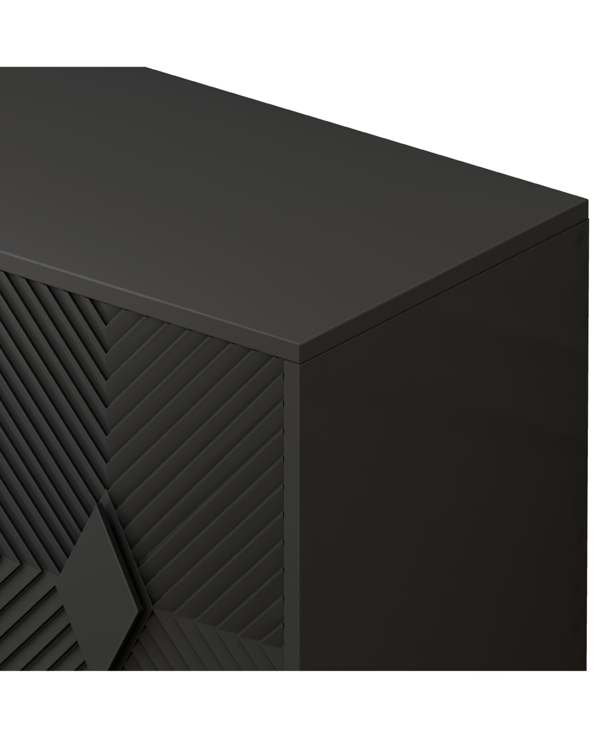 Lovmor Minimalist Mdf Cabinet with Adjustable Shelf