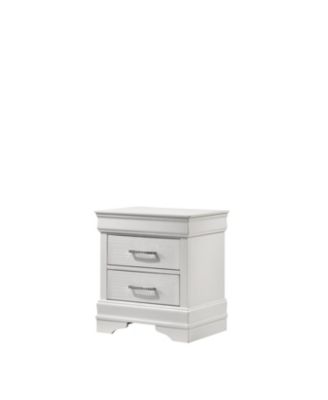Streamdale Modern Brooklyn Nightstand Made With Wood In White