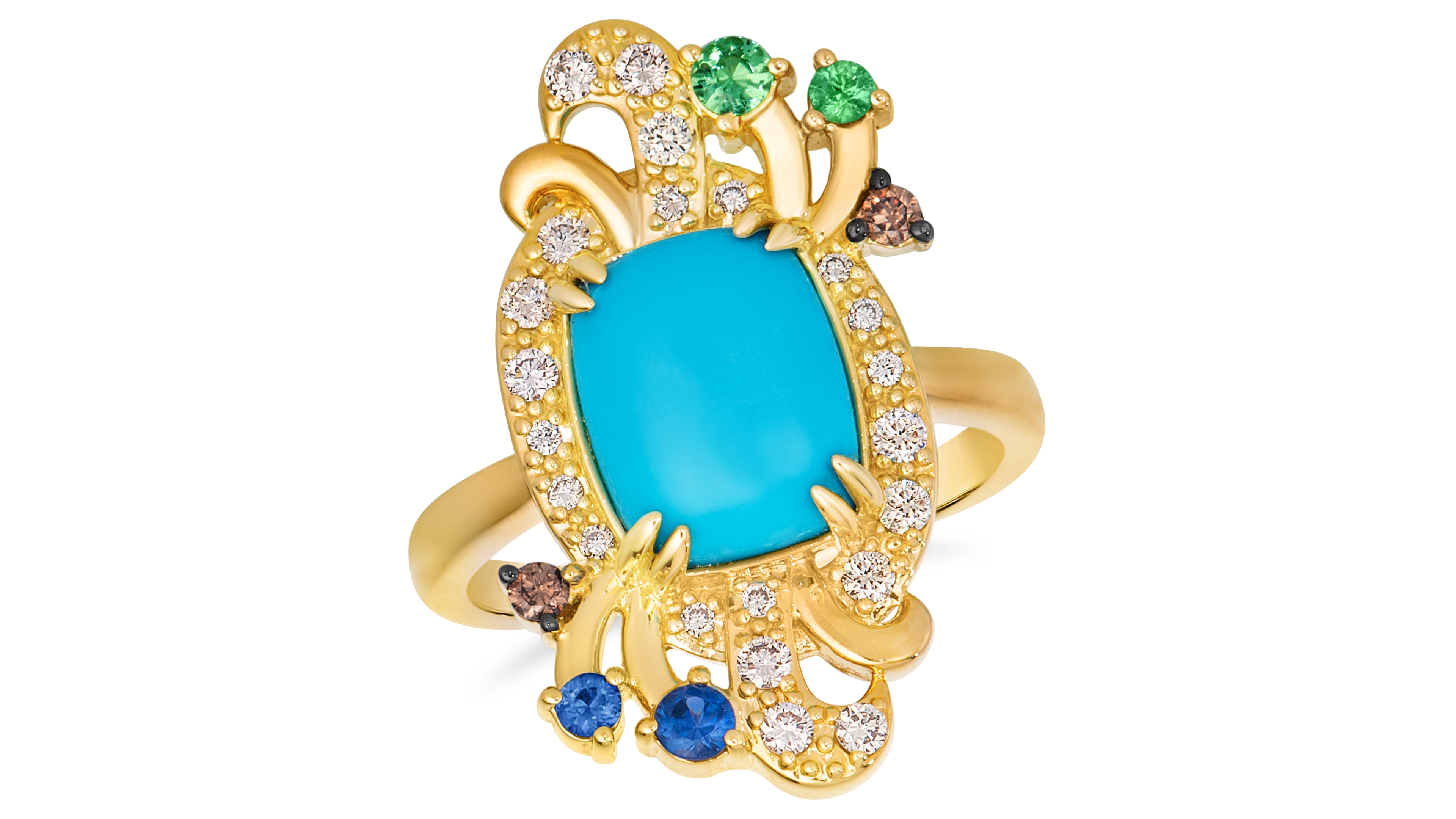 Le Vian Multi-Gemstone Ring (0.31 ct. t.w.) in 14k Honey Gold