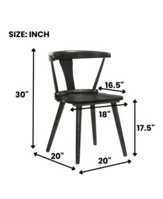 2 Rustic Farmhouse Dining Chairs