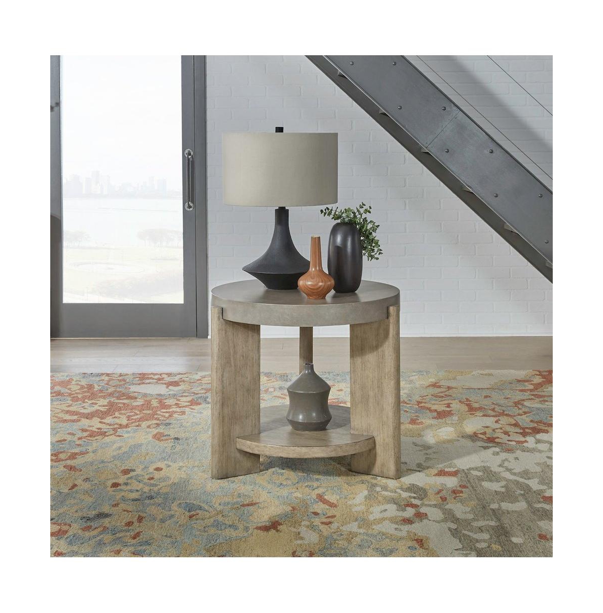 Liberty Furniture Affinity Round End Table for Living Room