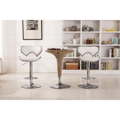 Adjustable Swivel Barstool Set   2-Pack