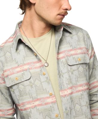 Men's Jacquard Humboldt Utility Tip Collar Shirt