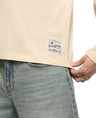 Men's Long-Sleeve Football Crewneck T-Shirt